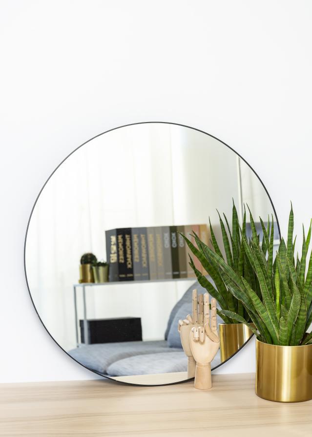 KAILA KAILA Round Mirror - Thin Black 70 cm Ø