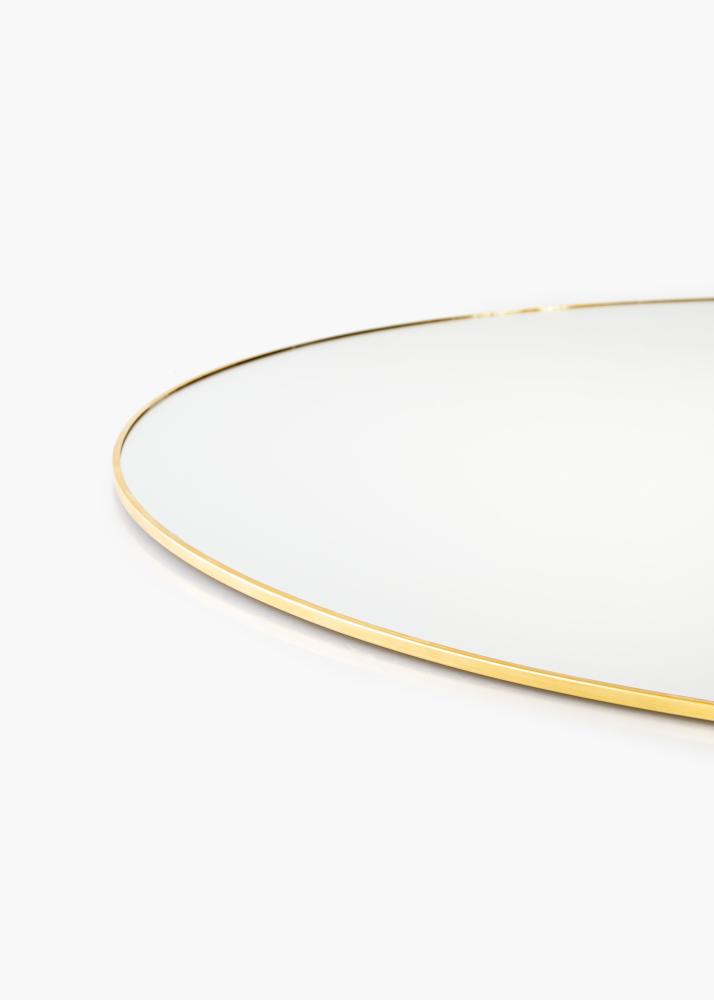 KAILA KAILA Round Mirror - Thin Brass 70 cm Ø