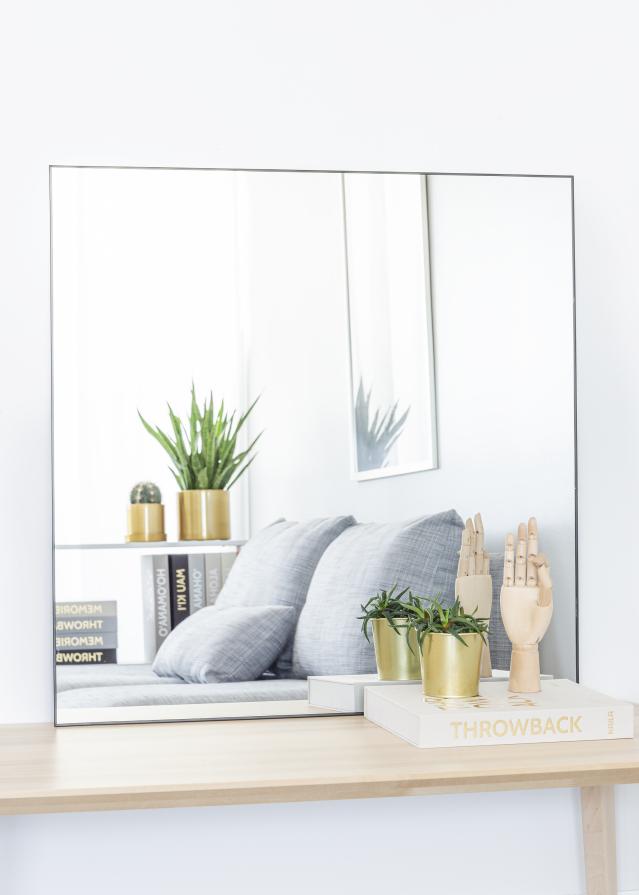 KAILA KAILA Square Mirror - Thin Black 80x80 cm