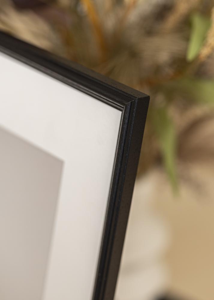 Ram med passepartou Frame Horndal Black 35x50 cm - Picture Mount White 11x17 inches