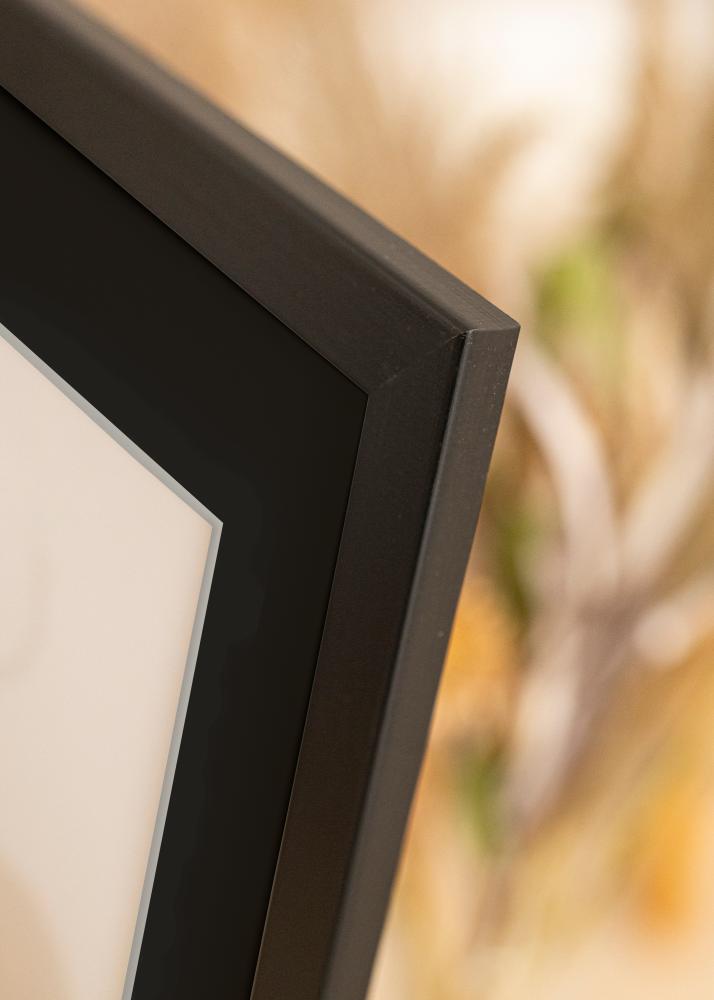 Ram med passepartou Frame Trendline Black 60x80 cm - Picture Mount Black 50x65 cm