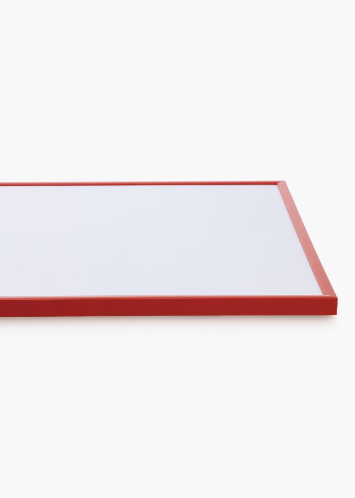 Ram med passepartou Frame New Lifestyle Pale Red 70x100 cm - Picture Mount White 62x93 cm