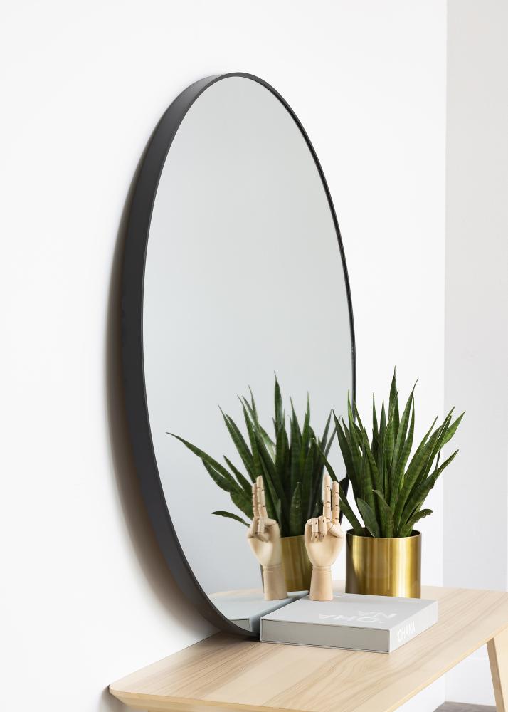 KAILA KAILA Round Mirror - Edge Black 110 cm Ø