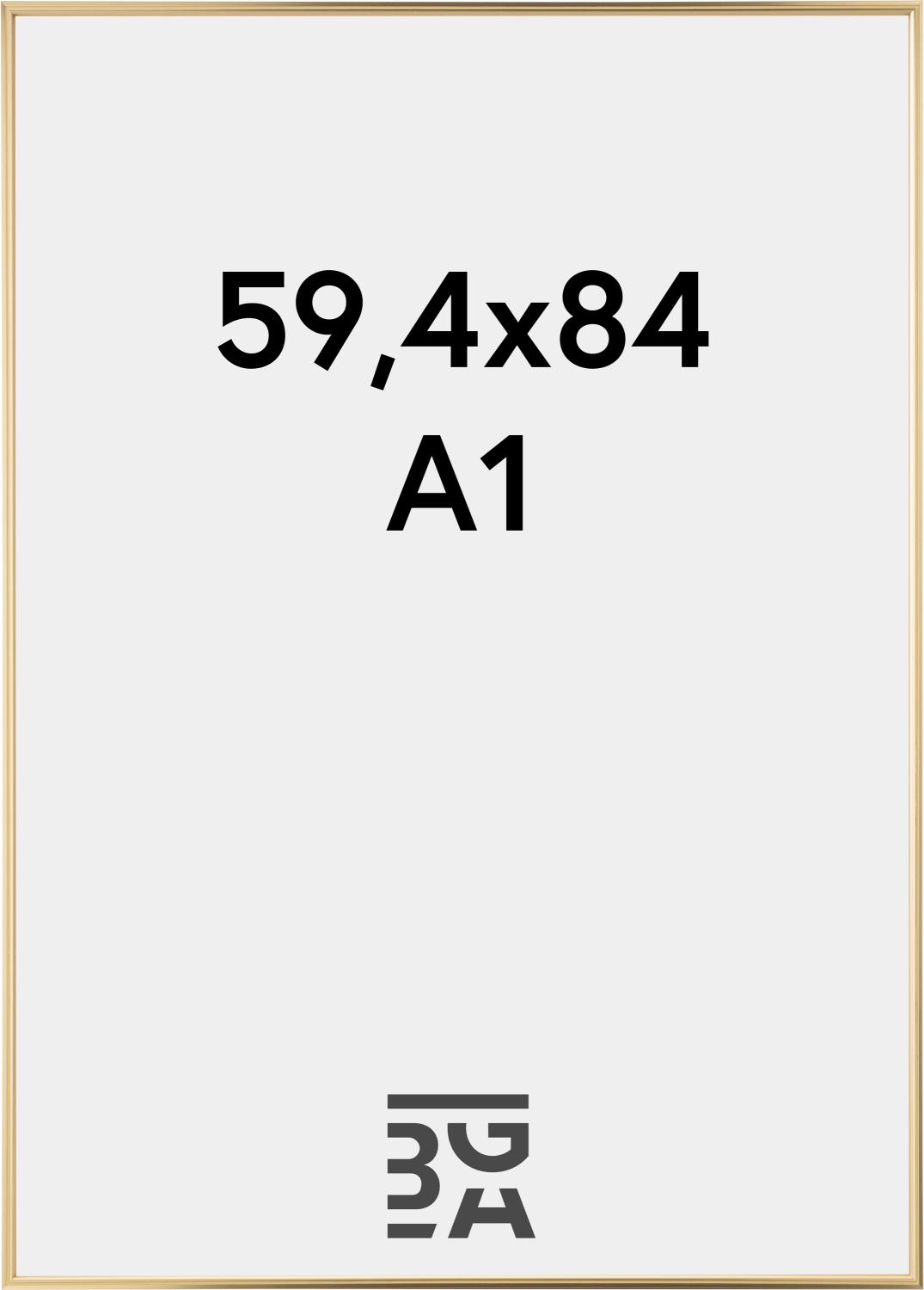 Product Image for Frame Hipster Acrylic glass Gold 59.4x84 cm (A1)
