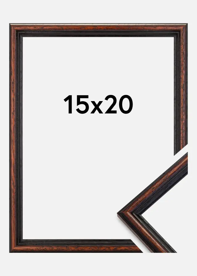 Galleri 1 Frame Horndal Acrylic glass Walnut 15x20 cm