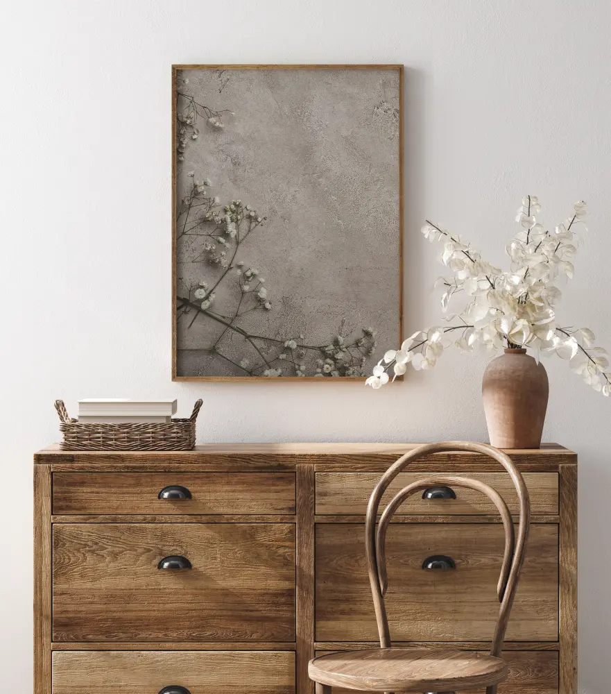 Bildverkstad Stone Flowers Poster