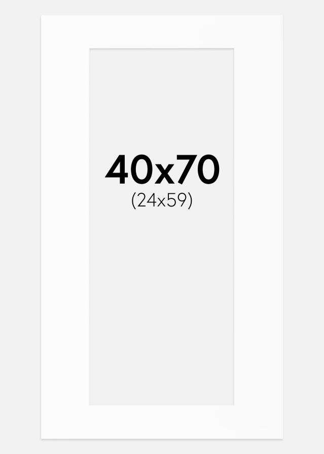 Artlink Mount White Standard (White Core) 40x70 cm (24x59)