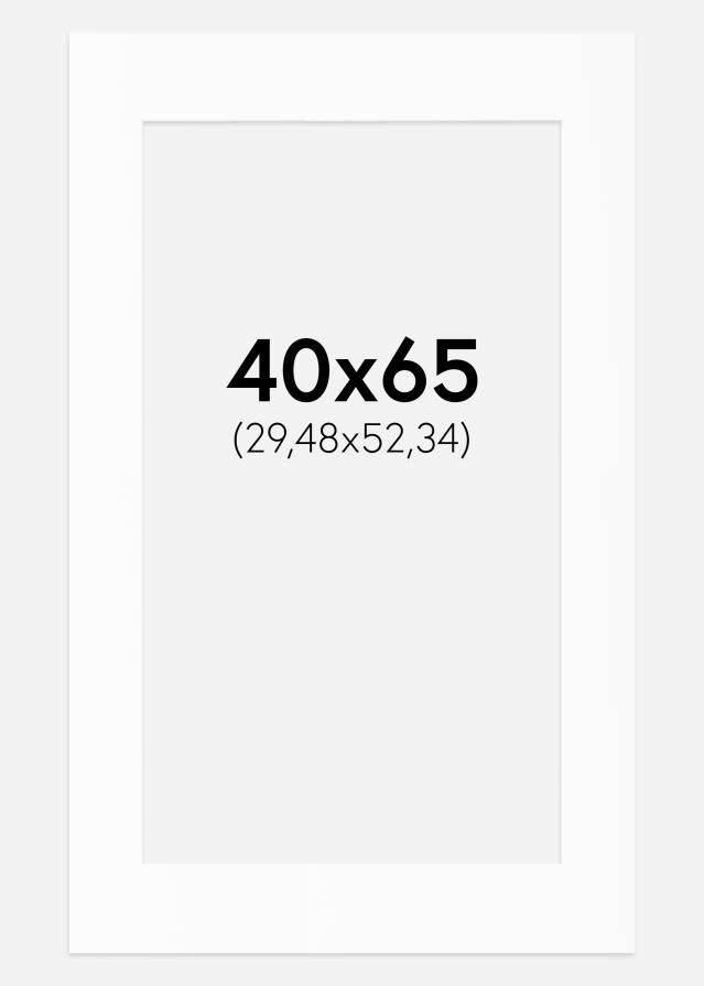 Artlink Mount White Standard (White Core) 40x65 cm (29,48x52,34)