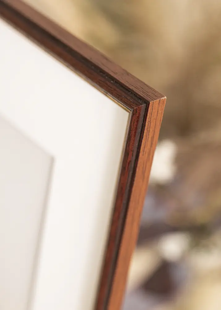 Ram med passepartou Frame Horndal Brown 45x50 cm - Mounts White 34x42 cm