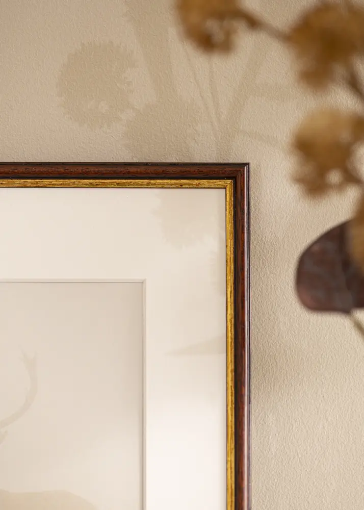 Ram med passepartou Frame Horndal Brown 45x50 cm - Mounts White 34x42 cm