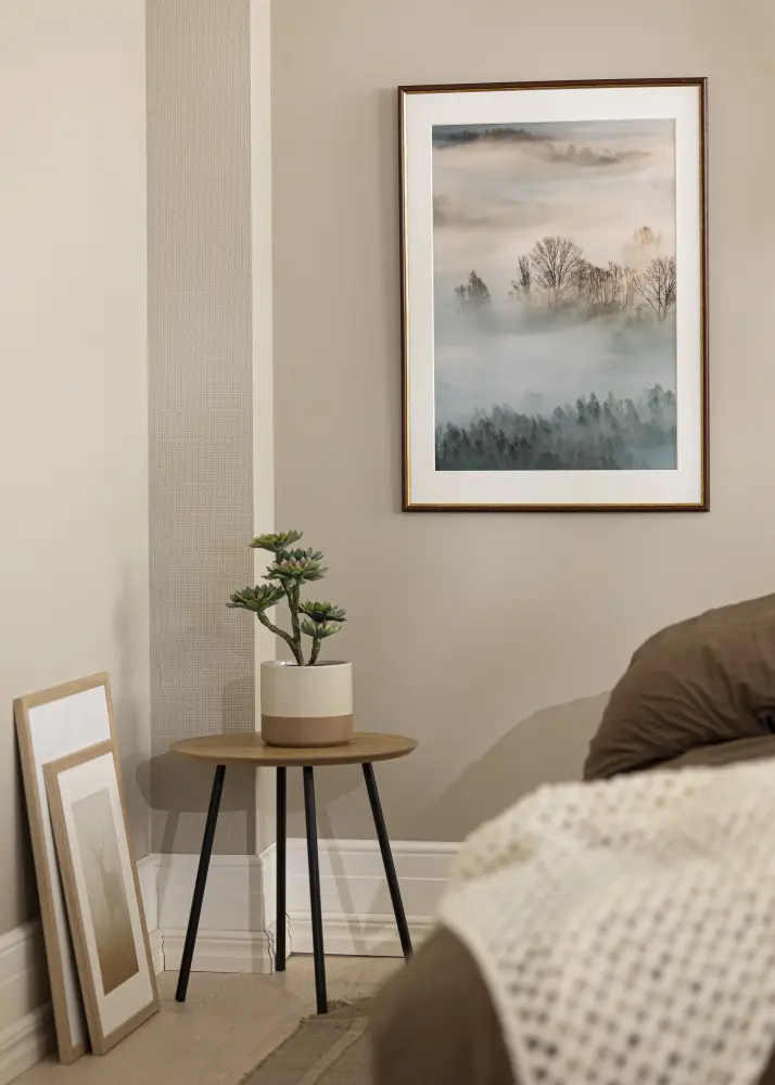 Ram med passepartou Frame Horndal Brown 45x50 cm - Mounts White 34x42 cm