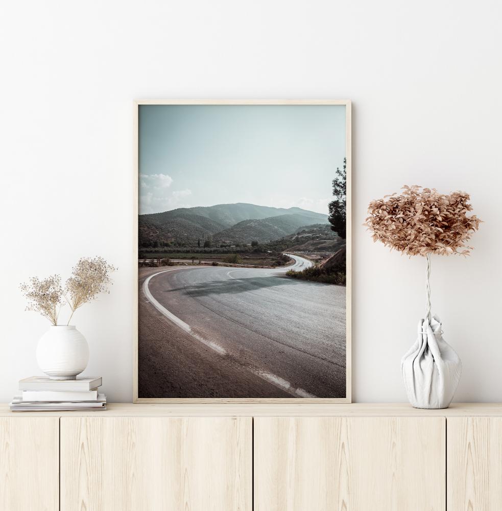 Bildverkstad Road Through Mountains Poster