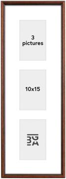 Galleri 1 Horndal Collage Frame I Walnut - 3 Pictures (10x15 cm)