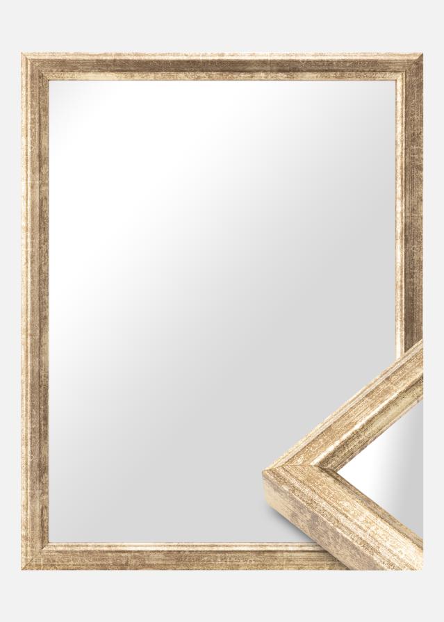 Ramverkstad Mirror Nyhyttan Antique Gold - Custom Size