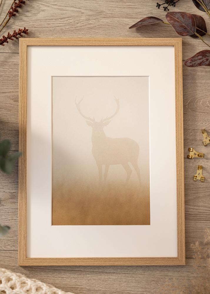 BGA Frame Modern Acrylic Glass Oak 42x59 cm (A2)