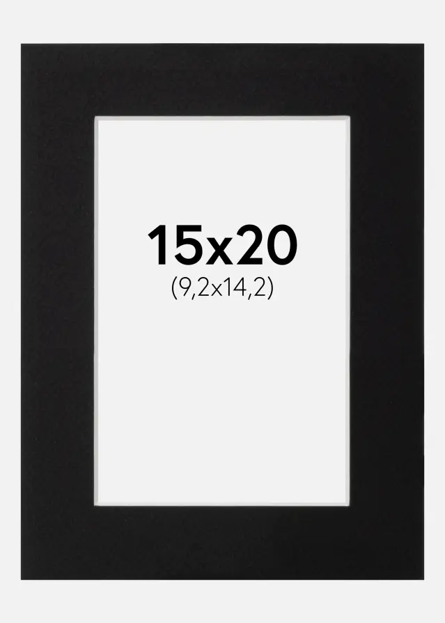 Artlink Mount Black Standard (White Core) 15x20 cm (9,2x14,2)