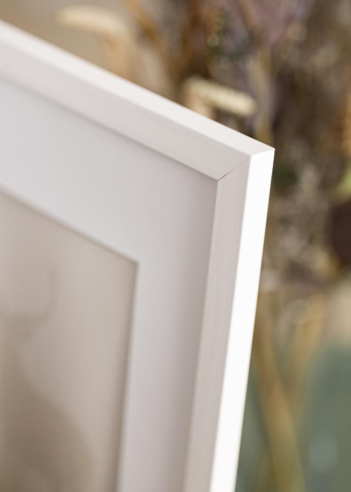 Ram med passepartou Frame Stilren White 50x70 cm - Picture Mount White 33x56 cm