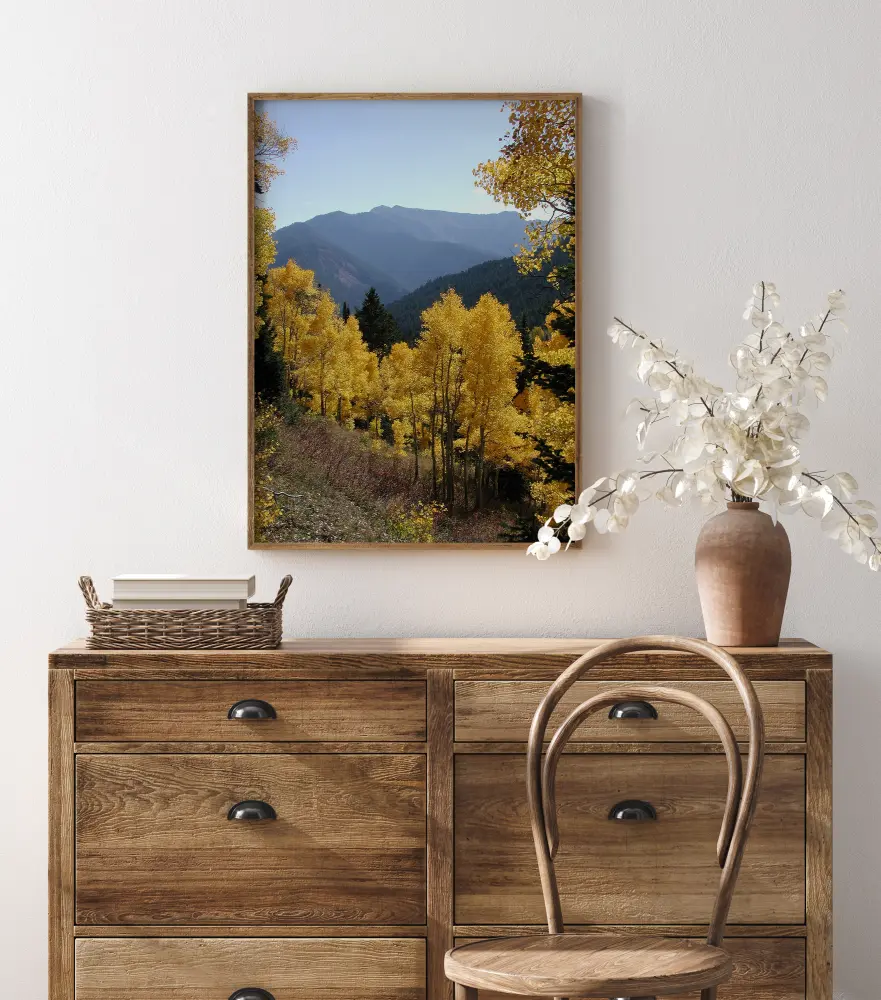 Bildverkstad Yellow Trees Poster