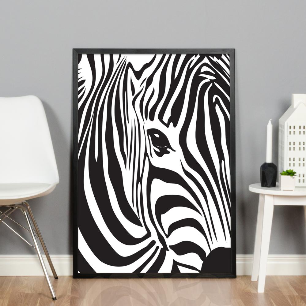 Bildverkstad Zebra Poster