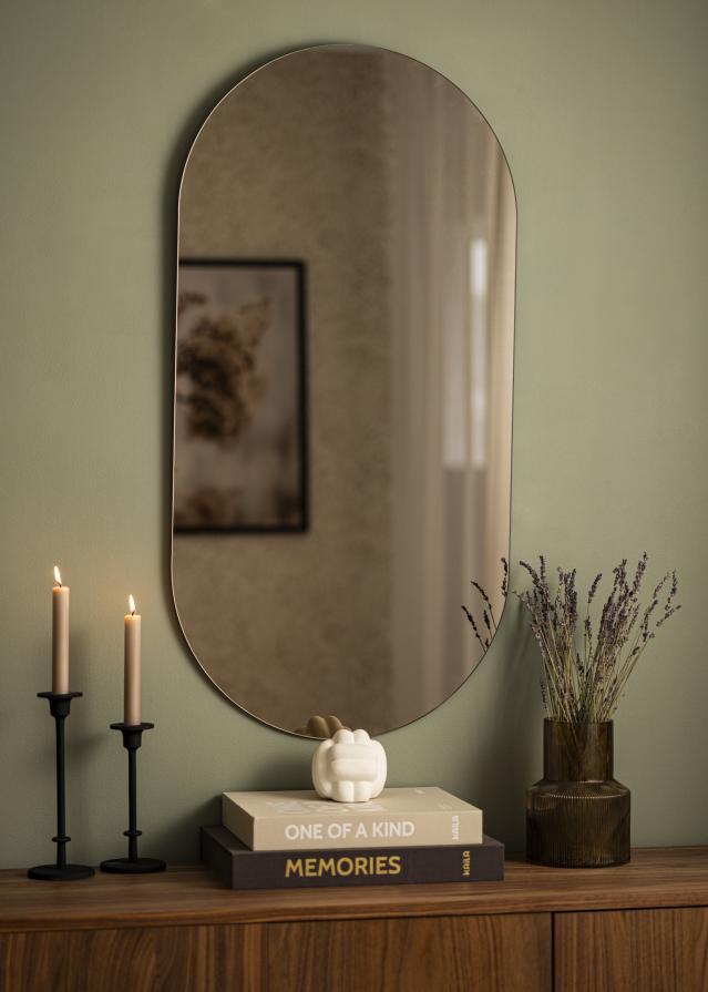 KAILA KAILA Mirror Oval Dark Bronze 50x100 cm