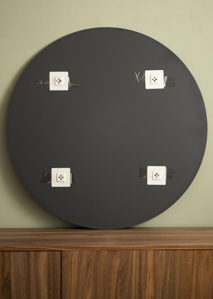 KAILA KAILA Round Mirror Dark Smoked Grey Deluxe 90 cm Ø