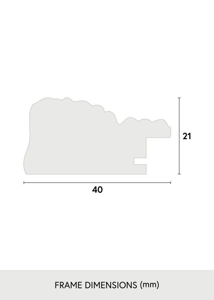 Walther Frame Baroque White 40x50 cm