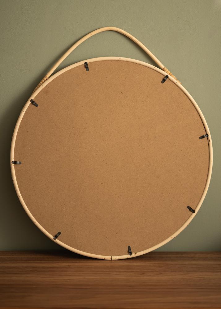 House Nordic Mirror Malo Nature 50 cm Ø