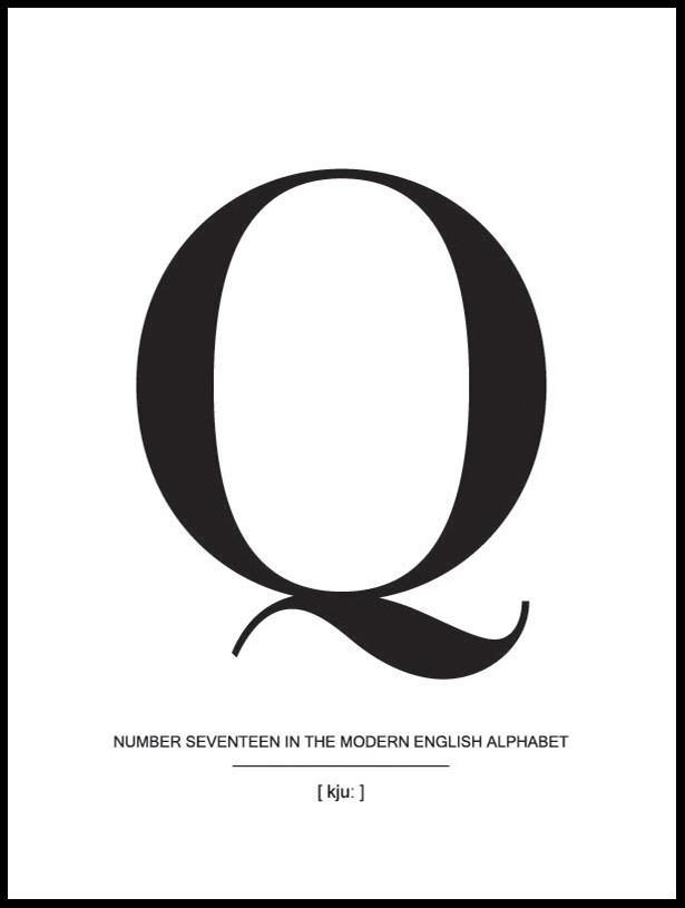 Bildverkstad Letter Q