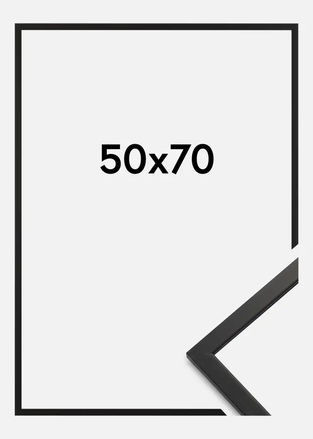 Galleri 1 Frame Edsbyn Black Premium Anti-reflective 50x70 cm