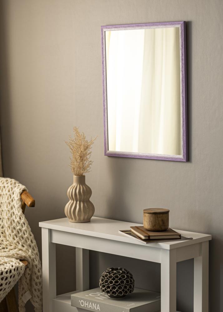 Ramverkstad Mirror Cornwall Light Purple - Custom Size