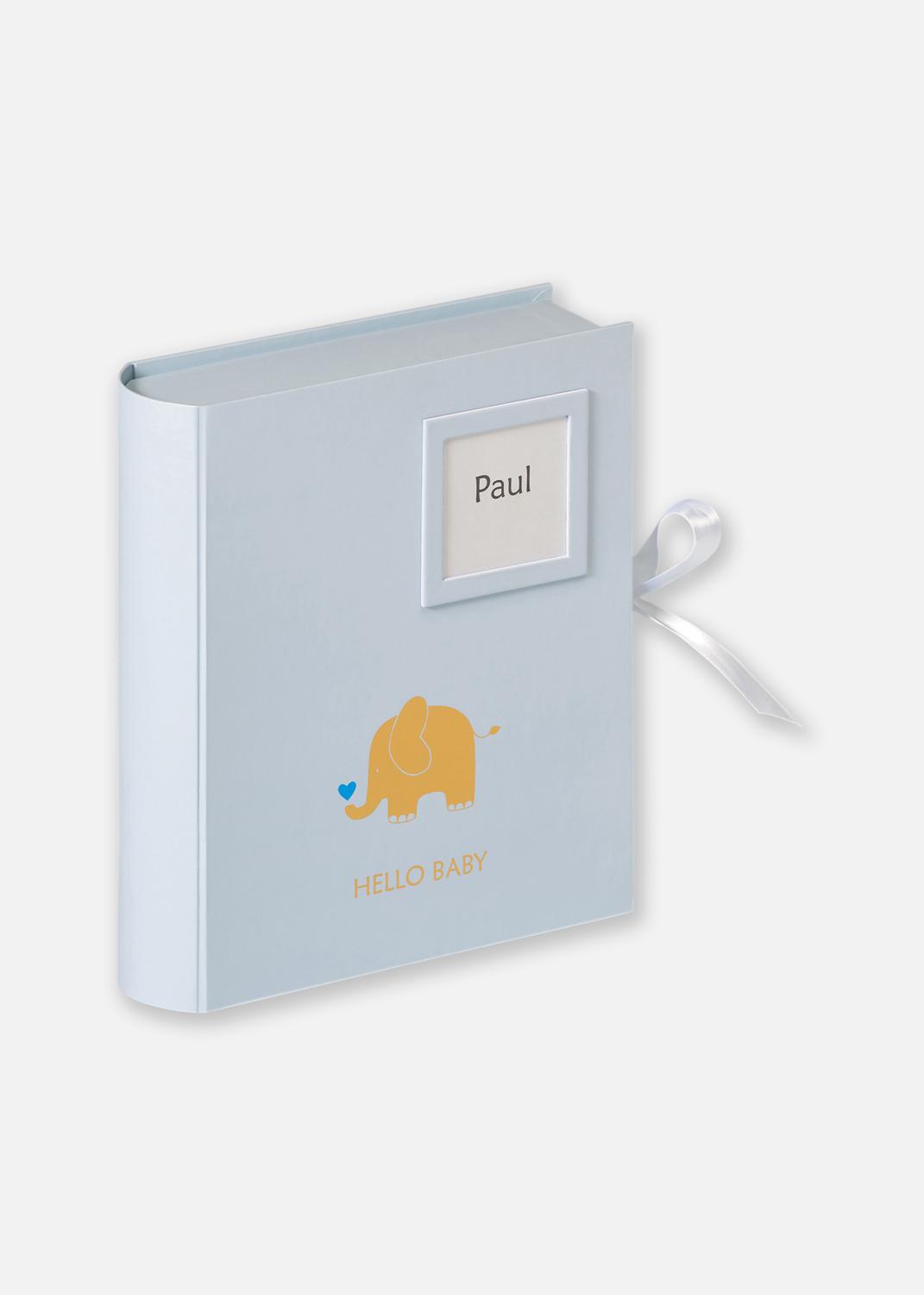 Product Image for Baby Animal Present box Blue 27x24 cm