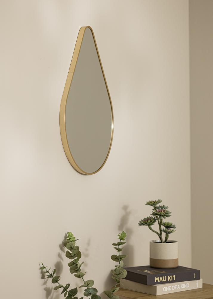 Artlink Mirror Water Drop Gold 51x71 cm