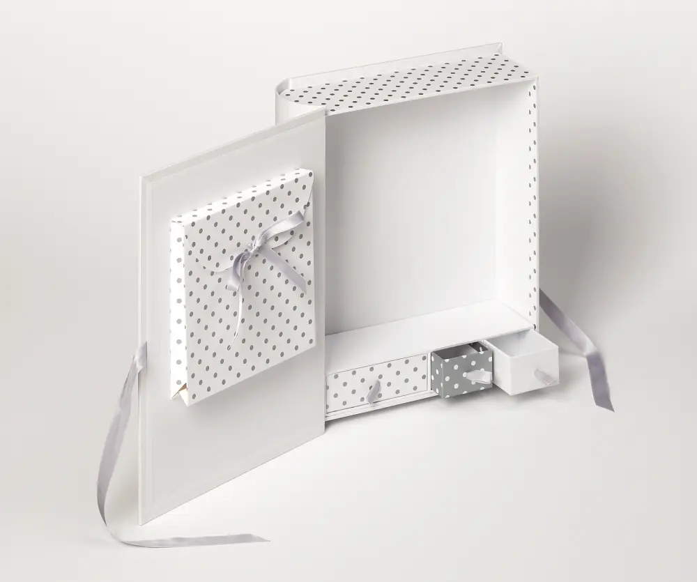 Walther Little Foot Baby box Grey-white