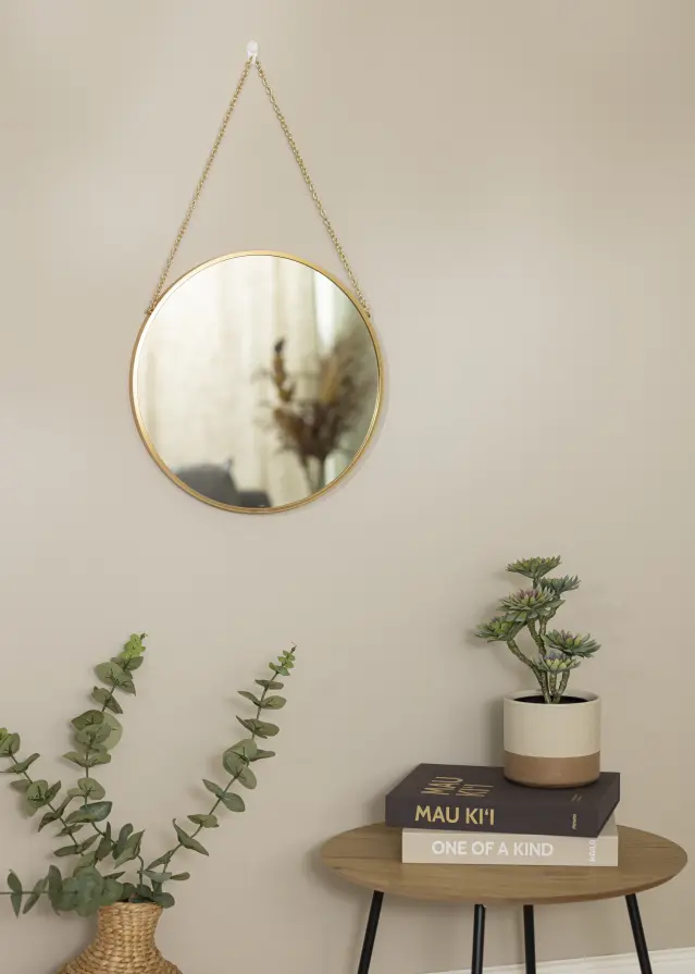 Artlink Round Mirror Modern Deep Gold 41 cm Ø