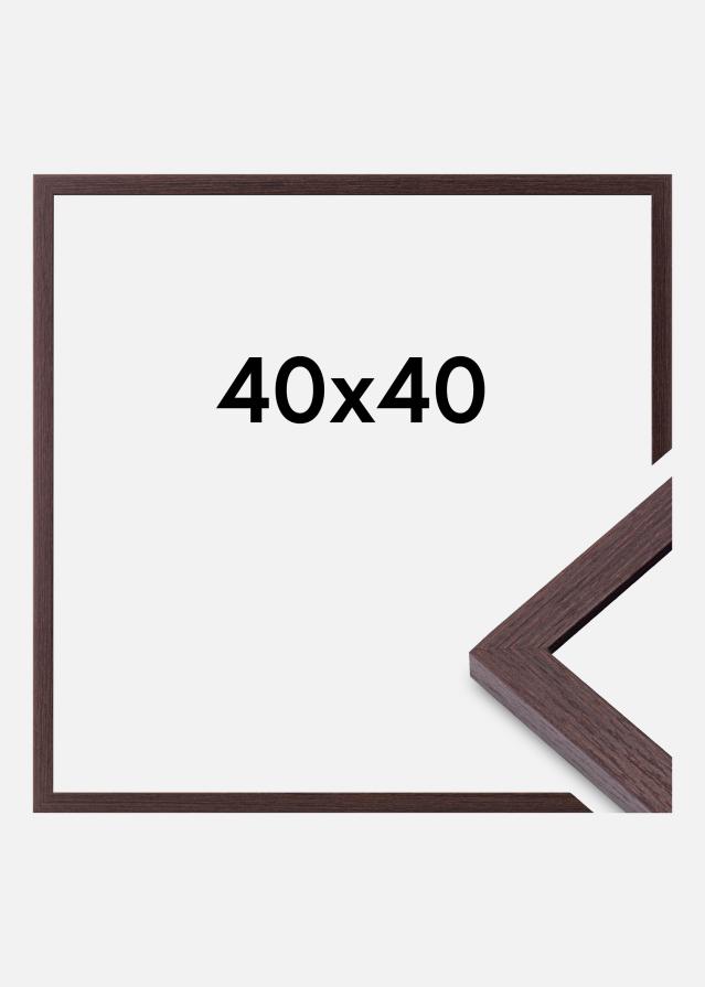 BGA Frame Modern Acrylic Glass Walnut 40x40 cm