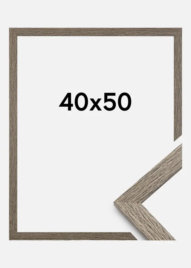 Estancia Frame Stilren Acrylic glass Dark Grey Oak 40x50 cm