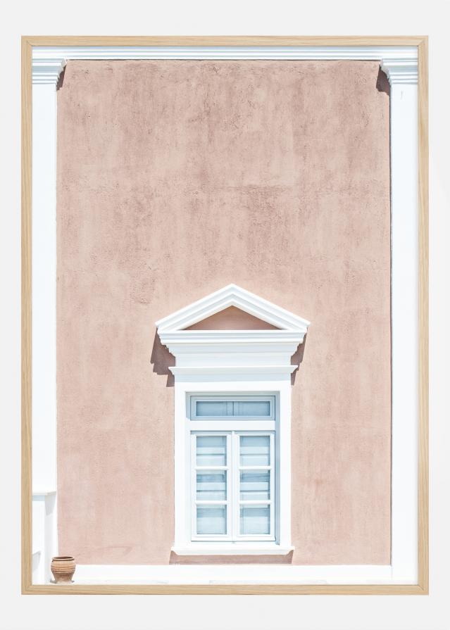 Bildverkstad Pink wall and a pediment Poster