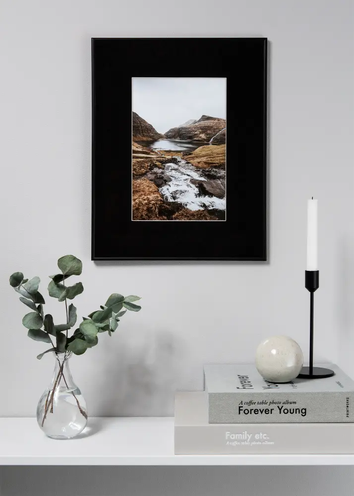 Galleri 1 Mount XL Black (White Core) 24x30 cm (12x17)