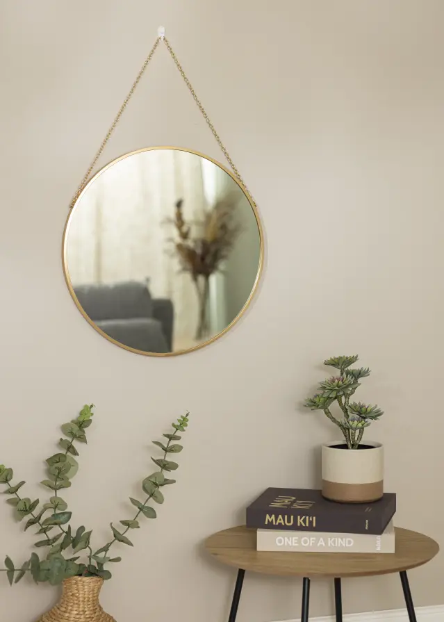 Artlink Round Mirror Modern Deep Gold 51 cm Ø