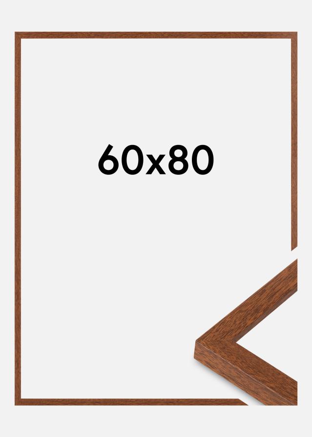 BGA Frame Modern Acrylic Glass Warm Brown 60x80cm