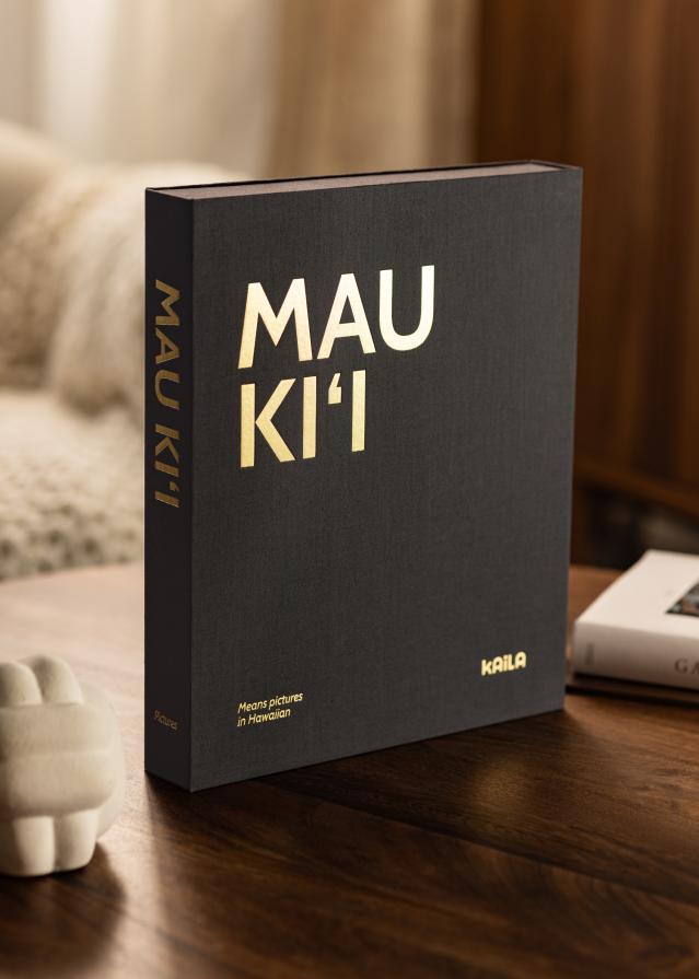 KAILA KAILA MAU KI'I - Coffee Table Photo Album (60 Black Pages)