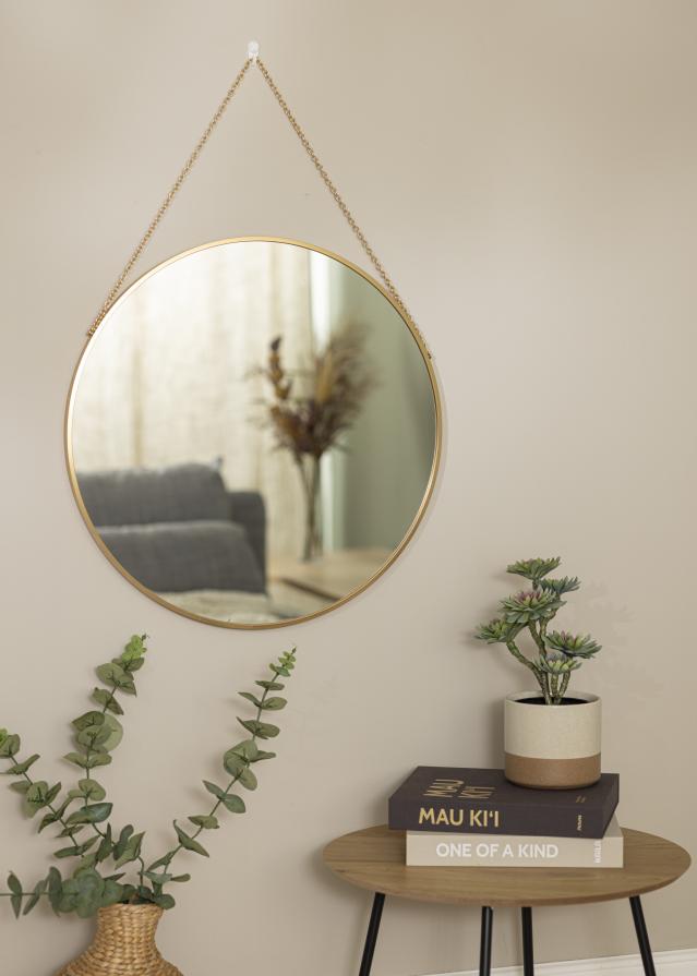 Artlink Round Mirror Modern Deep Gold 61 cm Ø