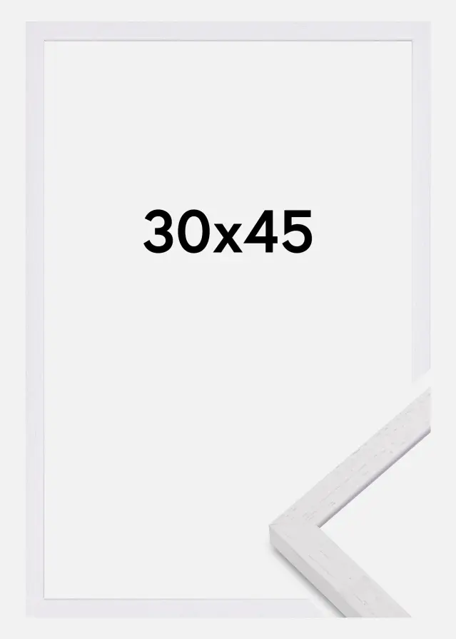 Mavanti Frame Glendale Matt Anti-reflective glass White 30x45 cm