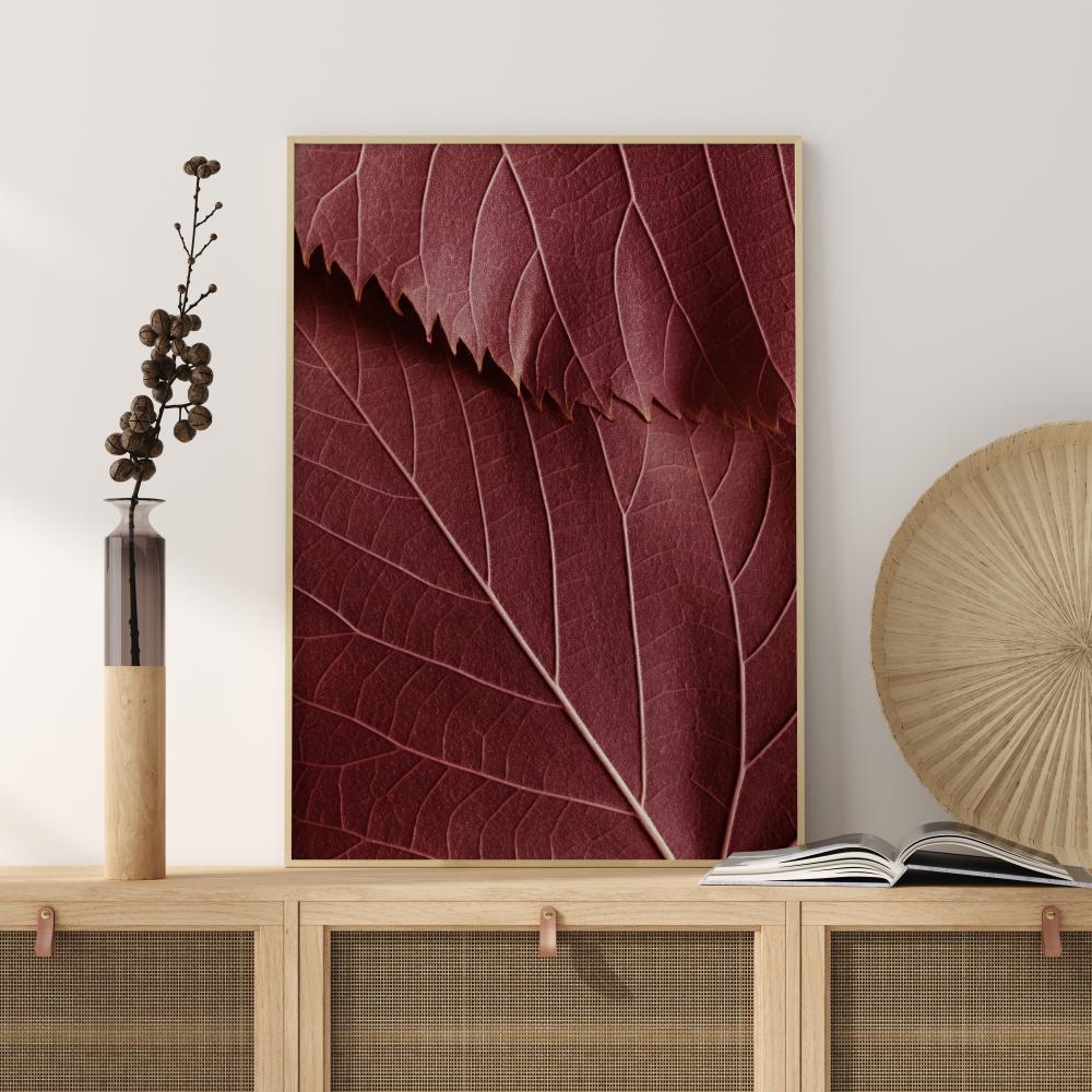 Bildverkstad Red Leaves Poster