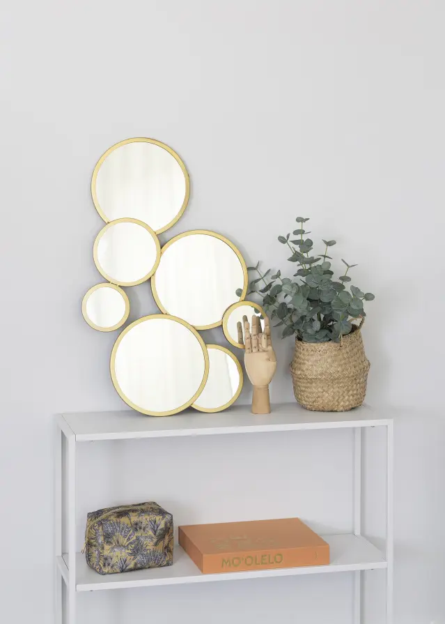 KAILA KAILA Mirror Bubbles - Gold 72x43 cm