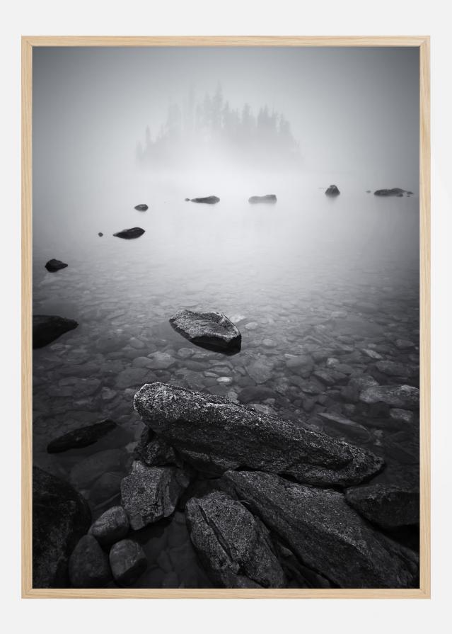 Bildverkstad Misty Lake Poster