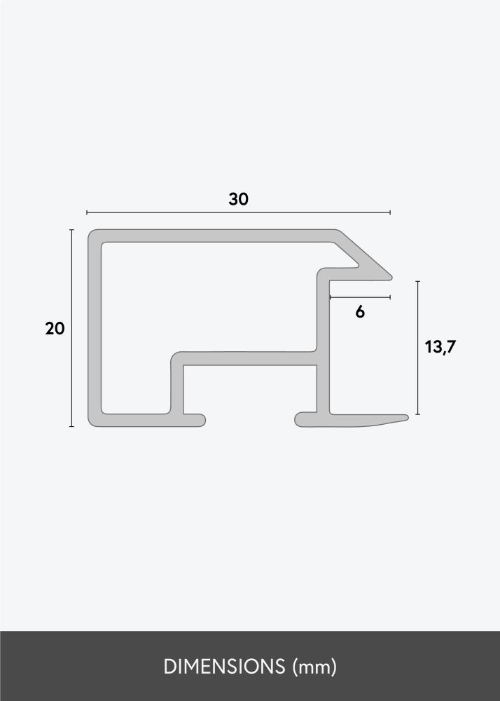 Ramverkstad Frame Åsarna Glossy Black - Custom Size