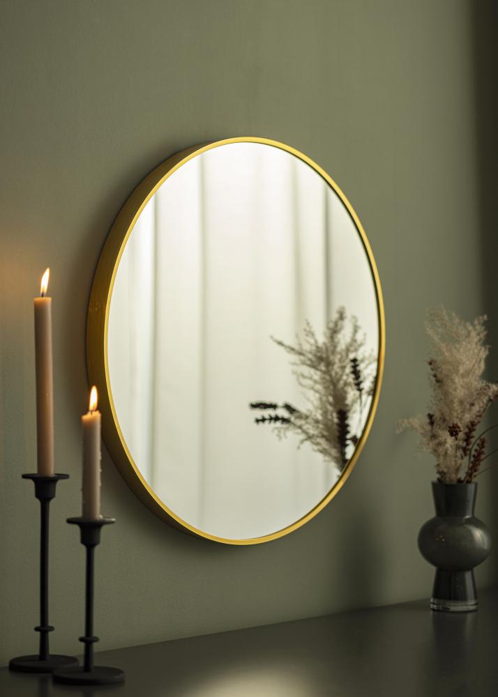 KAILA KAILA Round Mirror - Edge Gold 60 cm Ø