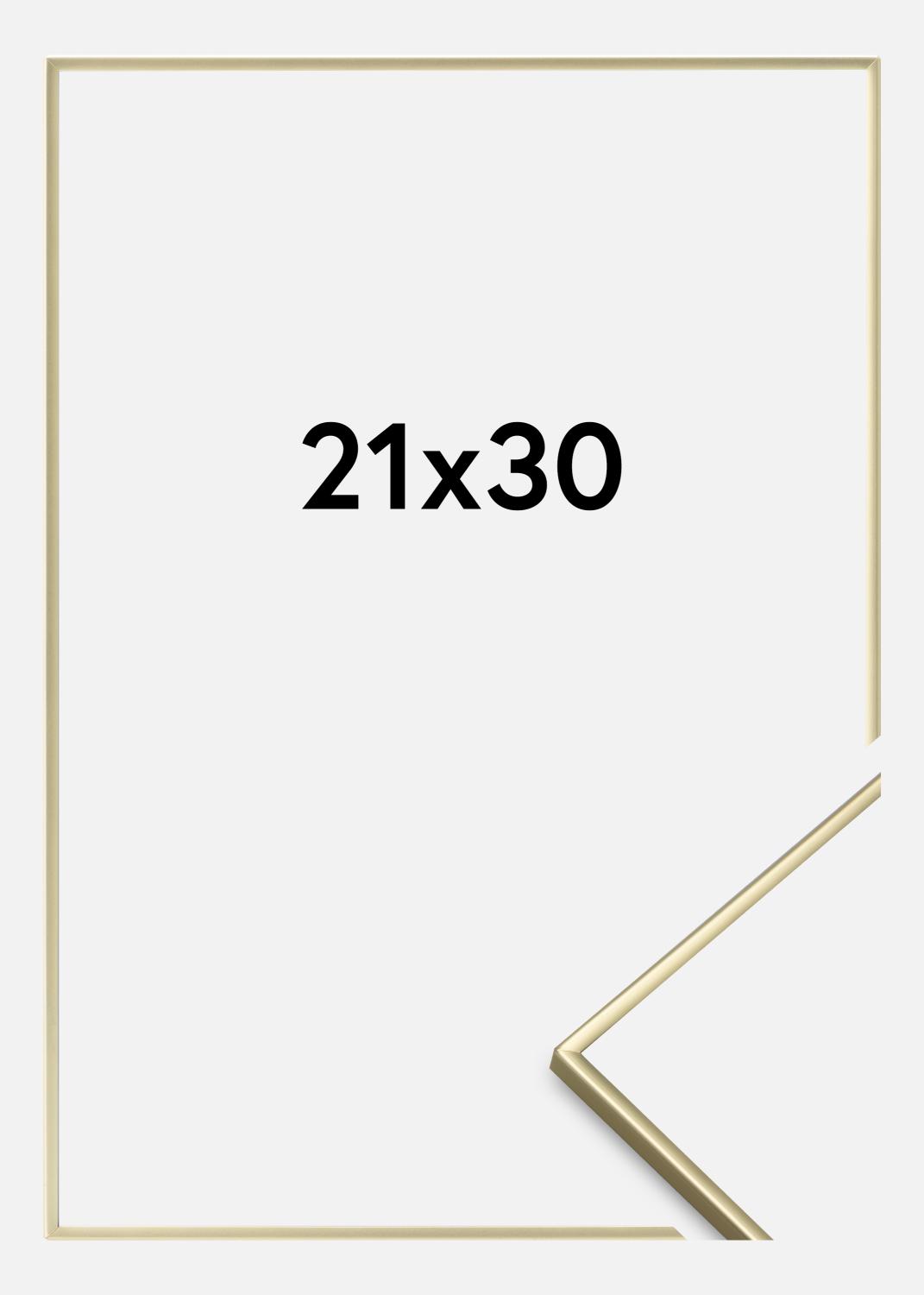 Product Image for Frame Slät Metall Gold 21x30 cm
