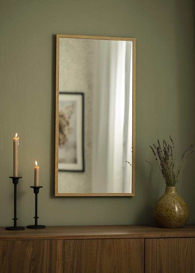 Incado Mirror Solid Oak 43x83 cm